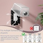 Baby Safety Outlet Cover Box-key Lock For Much Better Toddler 1 Pack