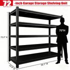 Heavy Duty Metal Garage Shelving Rack 3500lbs 5-tier Steel Shelf Storage Sheves