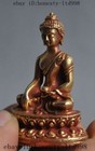 Old Tibetan Buddhism Bronze 24k Gold Gilt Sakyamuni Shakyamuni Tathagata Statue