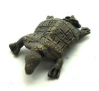 Antique African Ashanti Akan Turtle Gold Weight 1700-1900 Ad Brass 9g 