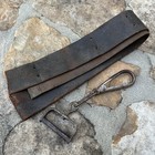 Original Us Civil War Carbine Clip   Partial Leather Sling - O b  North   Co 