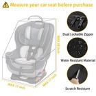 Yorepek Padded Car Seat Travel Bag Backpack For Airplane  Heavy Duty Car Seat Ba