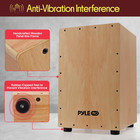 Cajon-wooden Percussion Box  With Internal Guitar Strings  Full Size  12 0       X 1