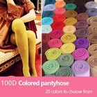 Women s Colourful Pantyhose Lolita Kawaii Candy Colour Gothic Tights Stockings