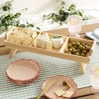 19  Foldable Wood Serving Tray Brown - Hearth   Hand With Magnolia