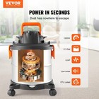 Vevor Stainless Steel Wet dry Shop Vacuum 5 5 Gallon 6-hp With Rich Accessories