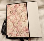 Handmade Black  White  Mauve  Pink Wedding Album