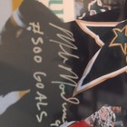 Mike Modano Dallas Stars Signed Photo 8x10 500th Career Goal  Frozen Pond Coa