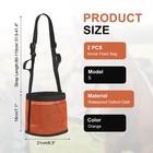 Horse Feed Bag   orange  S 2 Pcs   Intended For Horse Feeding Grain