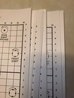 Us Military Mike 4 Carbine Targets To Zero Weapon  10 Quantity Heavy Stock Paper