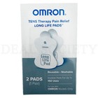 Omron Tens Therapy Pain Relief Long Life Pads 2 Count Each Lot Of 2
