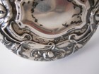 Antique Victorian Gk Webster Sterling Top Dresser Talcum Powder Ribbed Glass Jar