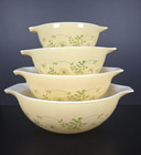 Pyrex Shenandoah Cinderella Mixing Bowl Set Of 4 Bowls  444  443  442  441