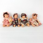 Nwt Deadstock Vintage 1996 Palm Pals Bean Bag Kids Lot Of 4 Dolls