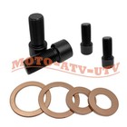 49mm Front Fork Leg Boots Rebuild Kit Set For Harley Dyna Fat Bob Fxdf 2008-2017