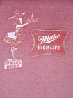Vintage Miller Beer Shirt Adult Xl Red Graphic Single Stitch 1980s Ringer  Men