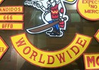 Full Set Bandidos Mc Embroidered Patch Kit - Worldwide  Expect No Mercy  1 