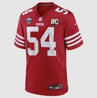 Fred Warner Scarlet San Francisco 49ers 80th Anniversary Melbourne Game Stitched