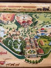 Awesome Disneyland Map Tin Television Tray 1950 Collection Vintage Walt Disney
