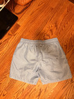 Onward Reserve Swim Trunks Men   s L Blue W  Fish Print - Mesh Lined 6  Inseam