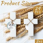 Otuuz 24 Pcs Cross Soap Baptism Favors For Baby Shower