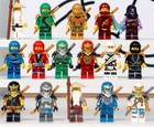32pc Minifigure Ninjago Lasha Serpentine Snake Ninja Master Wu Blocks Toy Diy