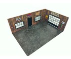 Wooden Car Garage Scale 1 18 Miniature Auto Service Model Size 1 18 Display