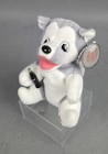 Vintage Coca-cola Plush Animal  husky  Dog 1997 With Plastic Presentation Case