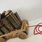 Vintage Dancing City Pull Toy By Abz Collectible With Twin Towers Nyc  Wooden