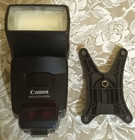 Canon Speedlite 420ex Shoe Mount Flash W  Case And Stand