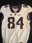 Game Worn Used Nike Tcu Horned Frogs Football Jersey  84 Size 44 