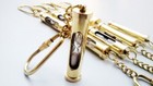 Lot Of 10 Pcs Brass Hourglass Sand Timer - Old Vintage Antique Style Key Chain