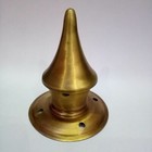 Imperial German Ww1 Era Picklehaube Spike Helmet Brass Point Top  Replica Spike