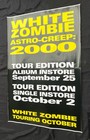 Mega Rare 1995 White Zombie Astrocreep 2000 Lp Promo 60x40 Euro Subway Poster Ex
