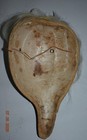 Rare Hopi Gourd Mask  Feathers 12  1900s