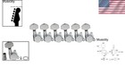 Fender Strat Tele Locking Tuners  Chrome  set Of 6 