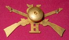 Spanish American War - Wwi 15th Infantry Regiment H Company Officer Hat Badge