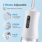 Portable Cordless Dental Water Flosser Oral Irrigator Teeth Cleaner 4 Jet Tips