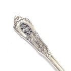 Wallace 1934 Sterling Silver Demitasse Spoon Rose Point 3-15 16  No Monogram