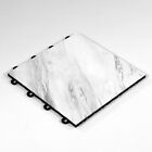 White Marble Style Portable Event Flooring 9 x9  - Made In Usa