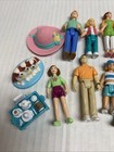 Fisher Price Loving Family Sweet Street Lot Of Dolls Accessories Vintage 