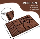 Gingerbread House Silicone Baking Mold Tray 2 Pcs