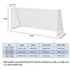 2 Pcs Soccer Replacement Goal Nets  Polyethylene Polyester Football Net  Full   