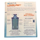 Brita Longlast Replacement Filter For Pitchers Dispensers 2 Sealed Filters