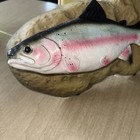 Gemmy Travis The Trout Rainbow Trout - Sings Rock The Boat   Do Wah Diddy Vtg