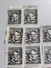 Vintage 1965 Abraham Lincoln 4 Cent Stamps Lot Of 9 Black Circulated  1 Pb8