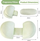 Wedge Pregnancy Pillow For Sleeping Maternity Body Support Pillow For Back  Hips