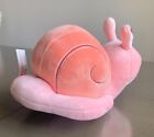 Pink Plush Critter Snail Snails Slug Stuffed Animal Soft Sculpture Toy Toys New