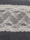 Vintage Klauber White Rose Border Galloon Lace Trim 7 25  Wide  65 Yard Lot 101