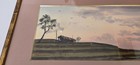 Japanese Watercolor Painting Sunset Near Lake Biwa By Daniel Kelly 